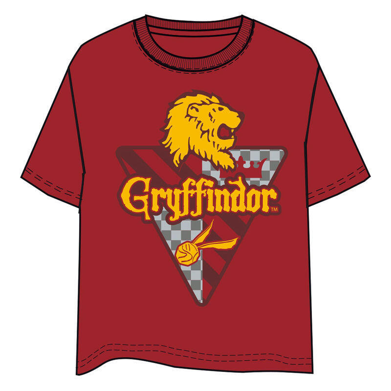 Camiseta Gryffindor Harry Potter Adulto Talla S