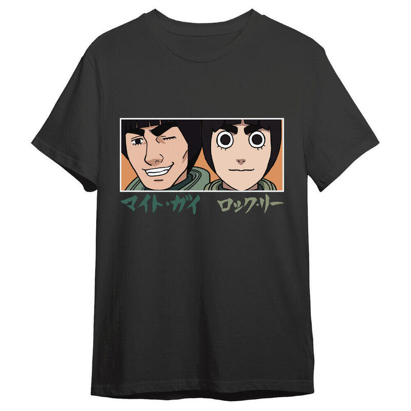 Camiseta Guy Sensei & Rock Lee Eyes Naruto Shippuden Adulto Talla Xl
