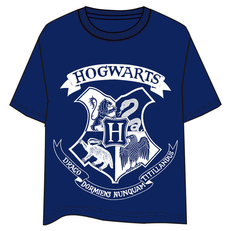 Camiseta Hogwarts Harry Potter Adulto Talla L
