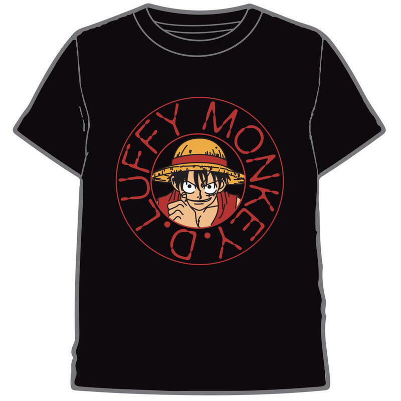 Camiseta Luffy Monkey One Piece Adulto Talla M