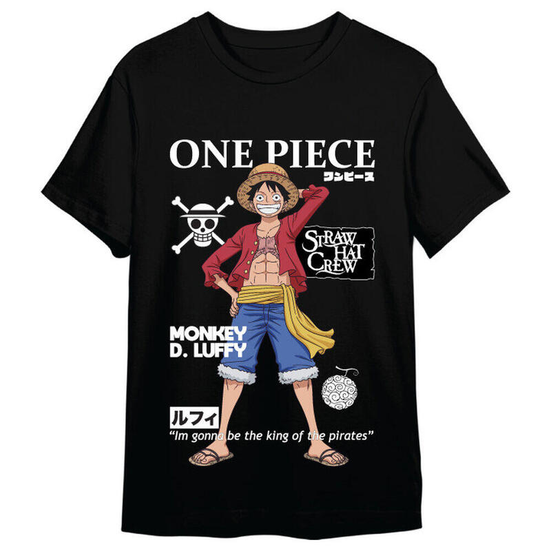 Camiseta Monkey D. Luffy One Piece Adulto Talla Xl