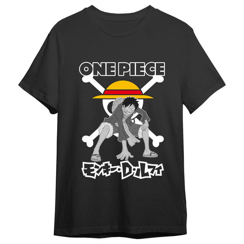 Camiseta Monkey D. Luffy Skull One Piece Adulto Talla M