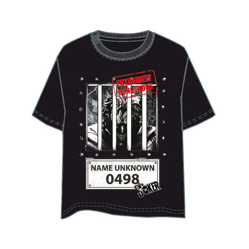 Camiseta Prision Joker Dc Comics Adulto Talla M