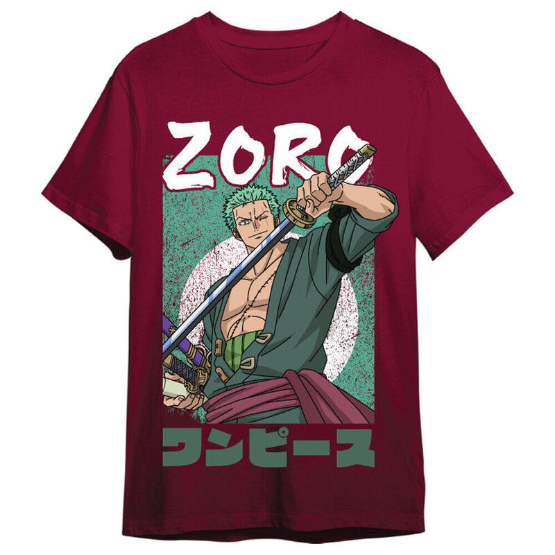 Camiseta Roronoa Zoro One Piece Adulto Talla S
