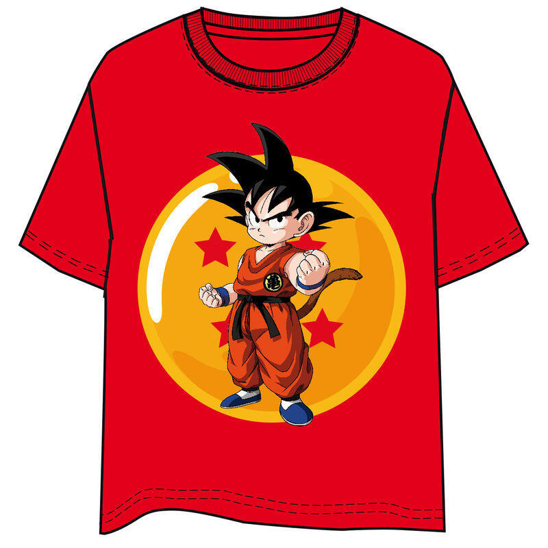 Camiseta Son Goku Dragon Ball Adulto Talla S