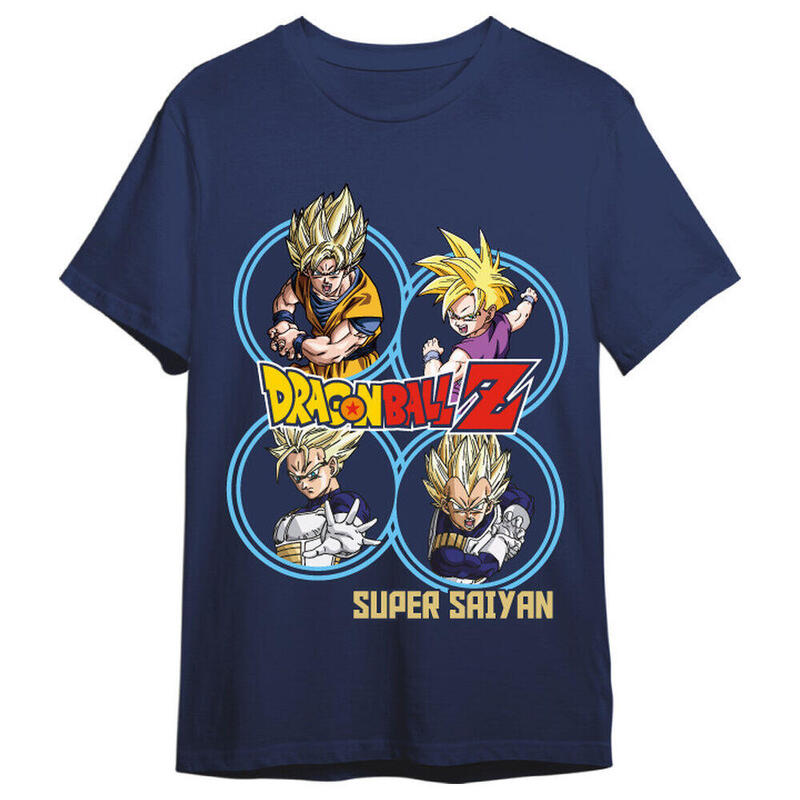 Camiseta Super Saiyans Dragon Ball Z Adulto Talla L