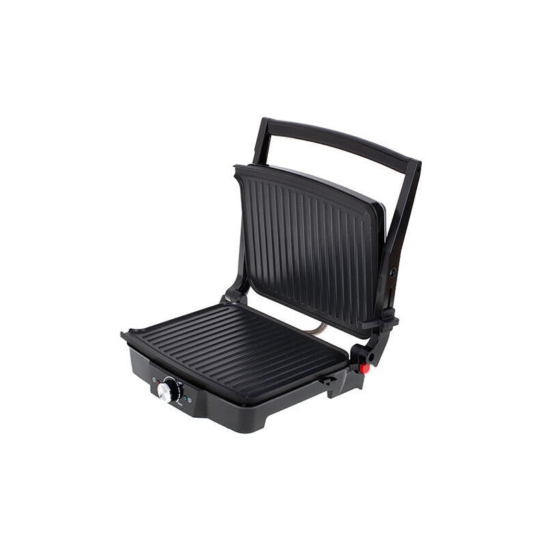 Camry Electric Grill Cr 3053 Mesa, 2000 W, Negro, Placas Antiadherentes, Control De Temperatura