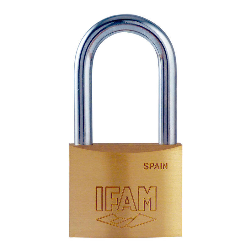 Candado K40. Latón. 40mm. Con 2 Llaves. Arco Normal. Ifam