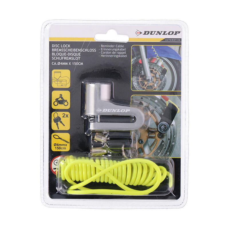 Candado Para Freno De Disco 5mm Dunlop