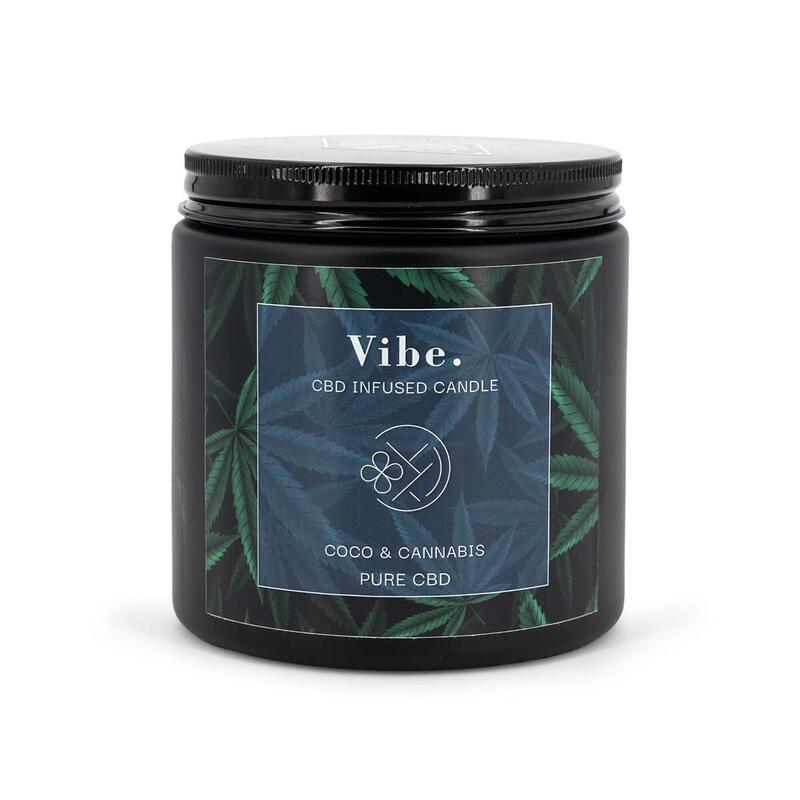 Candle Brothers Vela Aromática Cbd Vibe Coco & Cannabis 350g