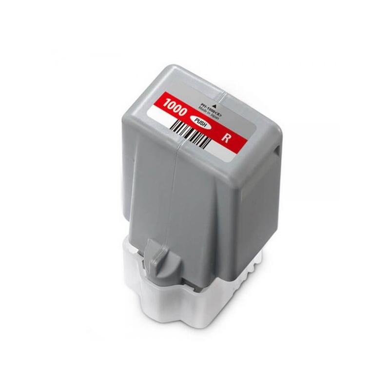 Canon Pfi1000 Rojo Tinta Pigmentada Generico - Reemplaza Pfi1000r/0554c001