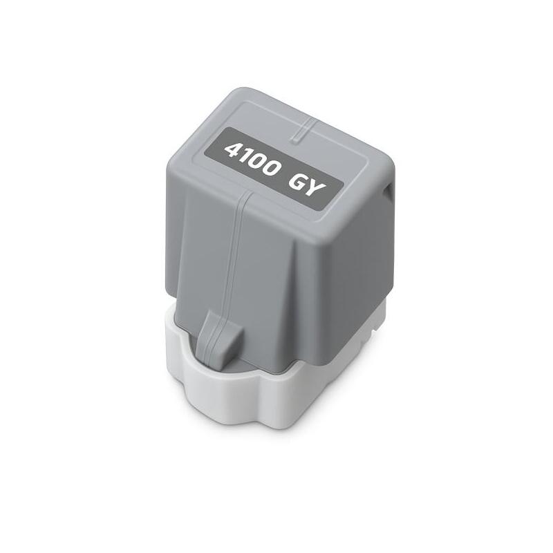 Tinta Canon Pfi4100 Gris Pigmentada Generica - Reemplaza Pfi4100gy/6783c001