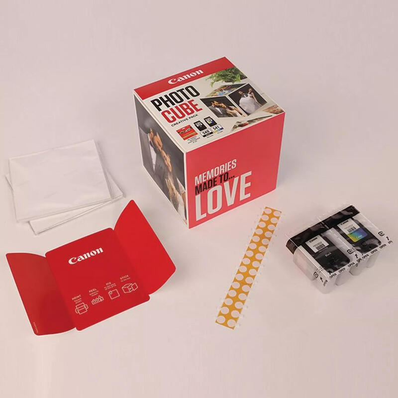 Canon Value Pack Negro / Varios Colores Pg-540+Cl-541 Photo Cube Creative Pack + 13x13 Cm Fotopapier 40 Blatt  360 Copias