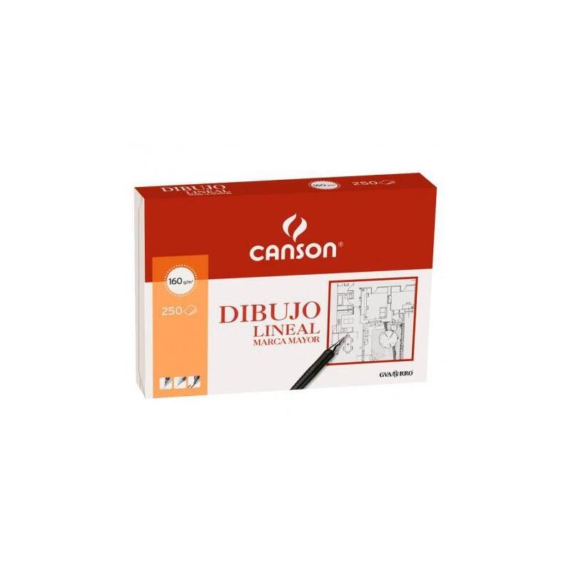 Canson Pack Papel Guarro Basik A3 Liso 160gr -250 Hojas-