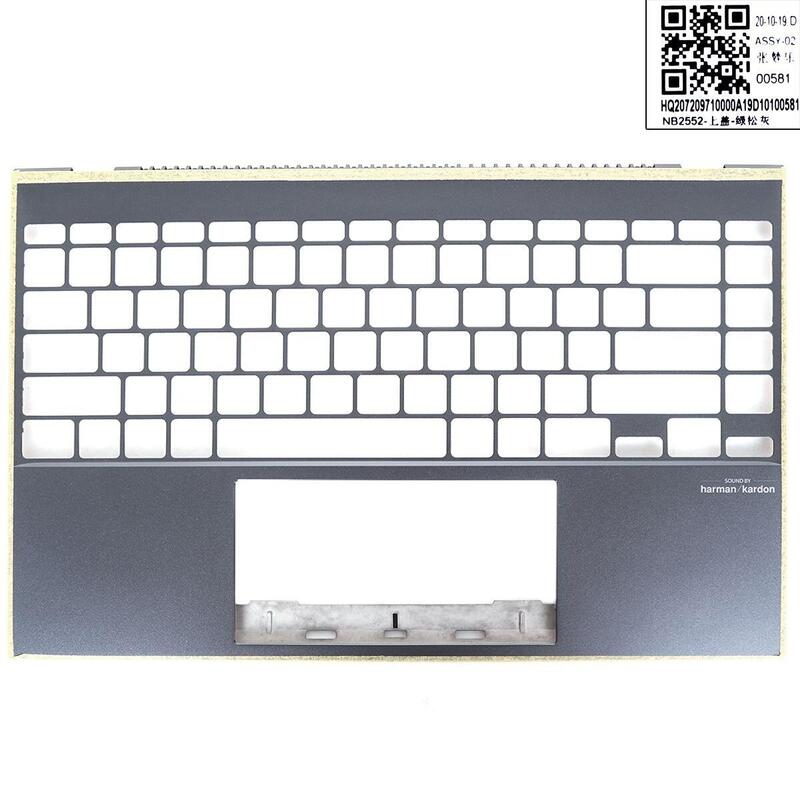 Carcasa Asus Zenbook 14 Ux425 Um425 U4700j E Upper Case Palmrest Cover Sin Touchpad Gris.