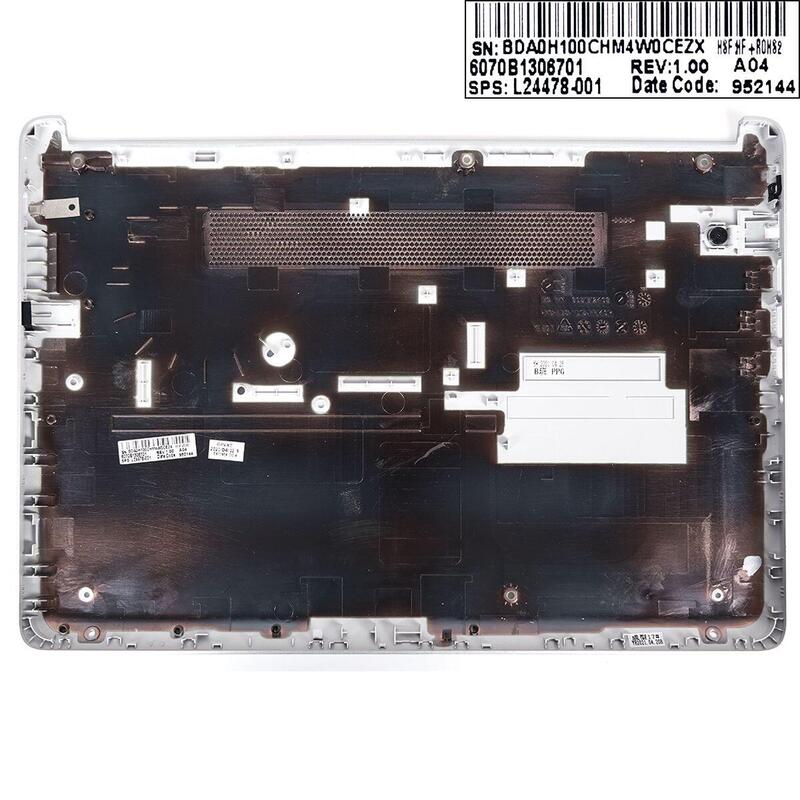 Carcasa Hp 14 Cf 14 Cr 14 Df Tpn I135 Carcasa Base Inferior Minúscula Plata