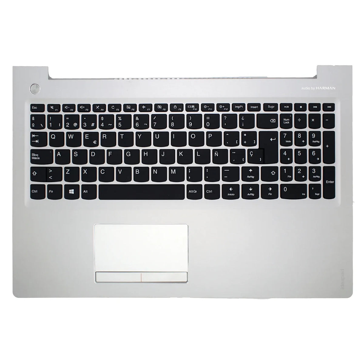 Carcasa Superior Para Portátil Lenovo Ideapad 510-15Isk 510-15Ikb 310-15Isk 310-15Iap 310-15Ikb Plata