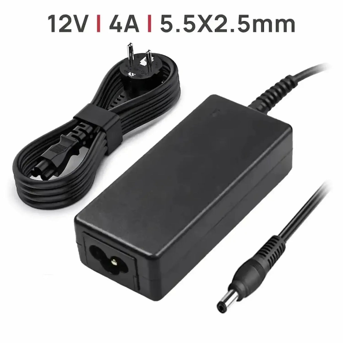 Cargador Para Televisores Router Impresoras 12V 4A 48W 5.5X2.5 Mm