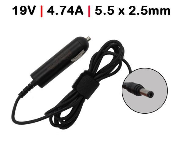 Cargador De Coche Para Portátil Toshiba Satellite M60 M65 Series 19V 4.74A 5.5X2.5 90W