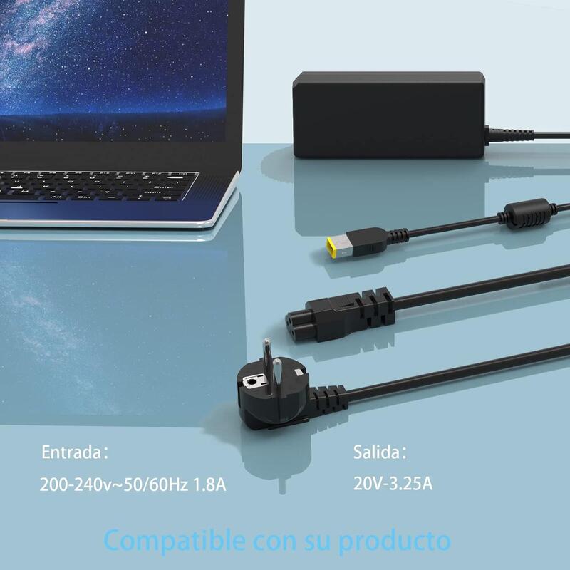 Cargador Usb-C Multipuntas 90w 20v 4,25a Compatible Con  Lenovo, Asus, Acer, Hp Y Dell