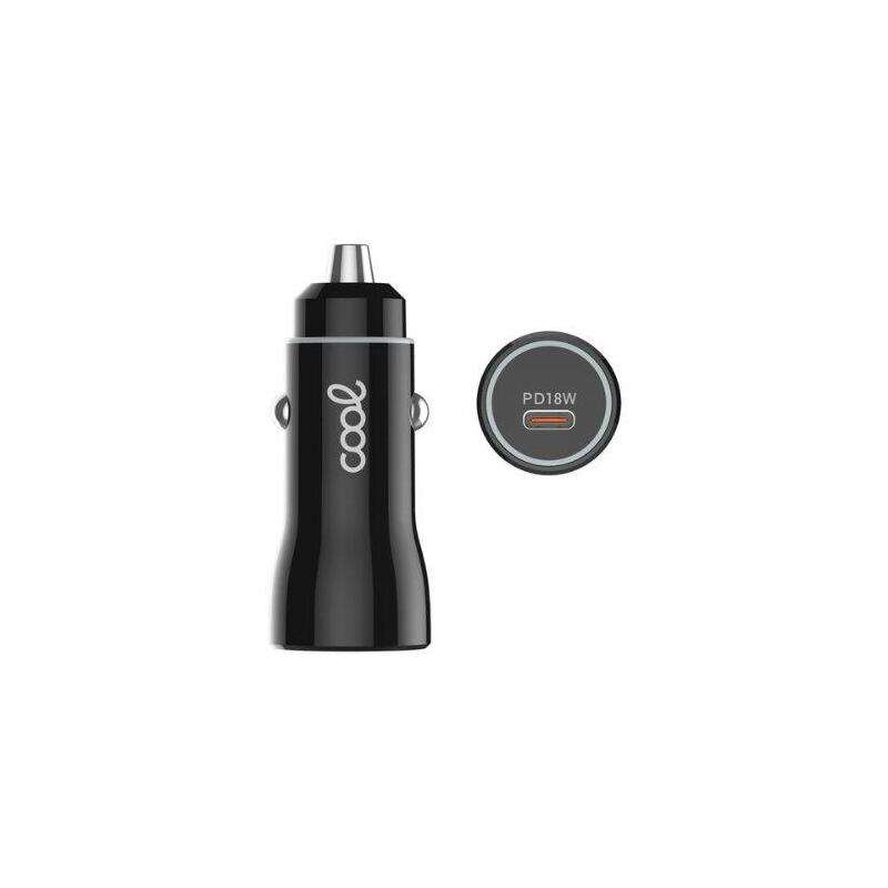 Cargador Cool Coche 1 Usb-C 18w Carga Rapida