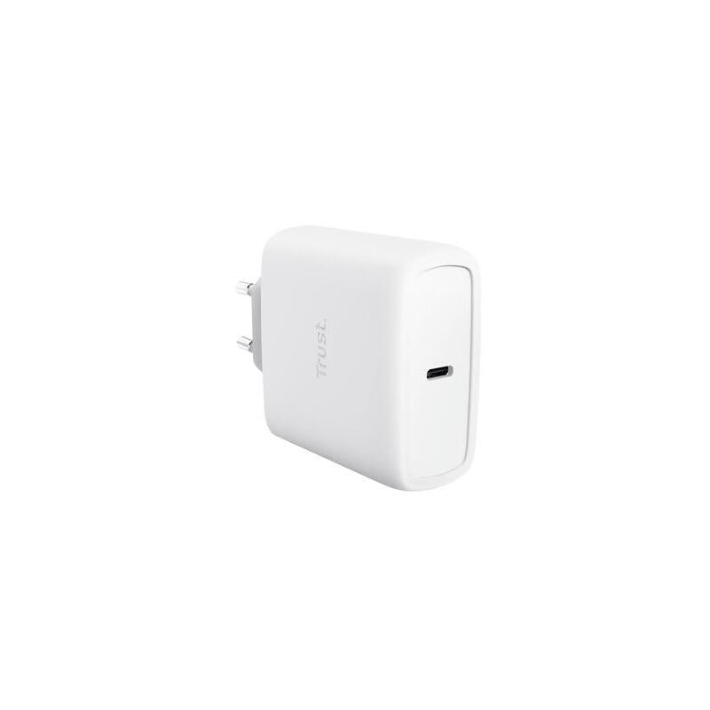 Cargador De Pared Gan Trust Maxo 65w 1xusb Tipo-C Incluye Cable Usb Tipo-C 65w