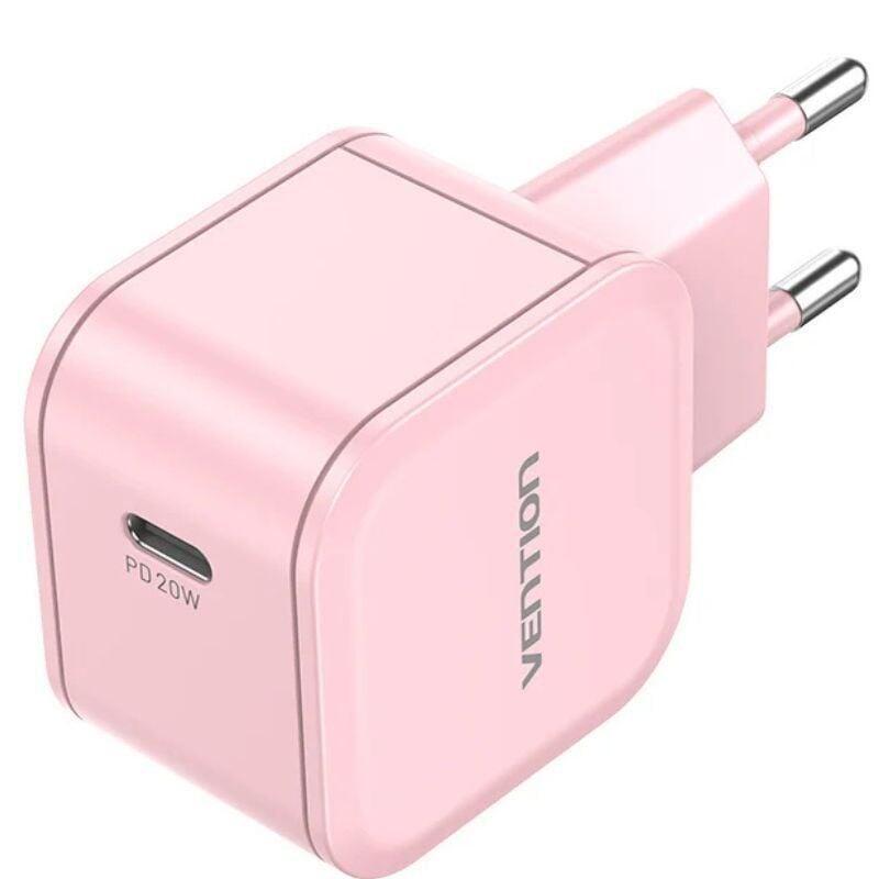 Cargador De Pared Gan Vention Fejp0-Eu 1xusb Tipo-C 20w