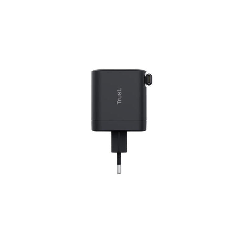 Cargador De Pared Trust Maxo 65w 1xusb Tipo-C Incluye Cable Usb Tipo-C Retráctil 65w