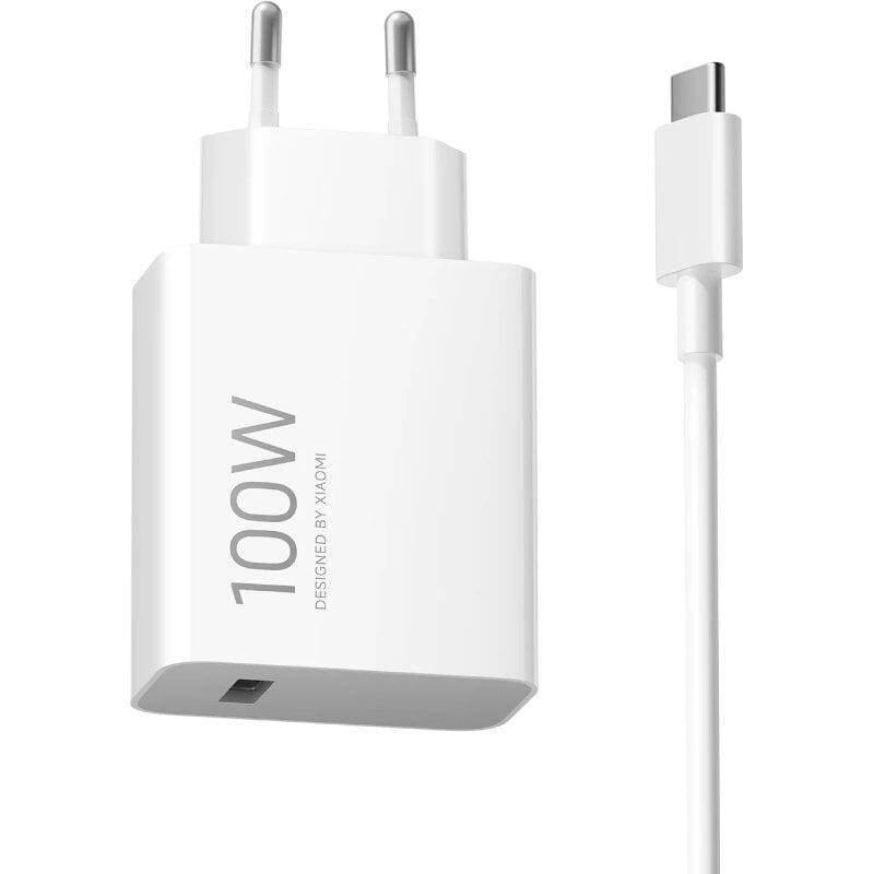 Cargador De Pared Xiaomi 100w Combo De Carga Usb Tipo A Blanco - Bhr095veu