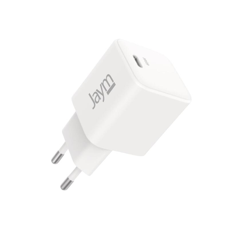 Cargador De Red Compact Et Rápido *Gan* Usb-C 65w Pd Pps Avs - Blanco - Jaym®