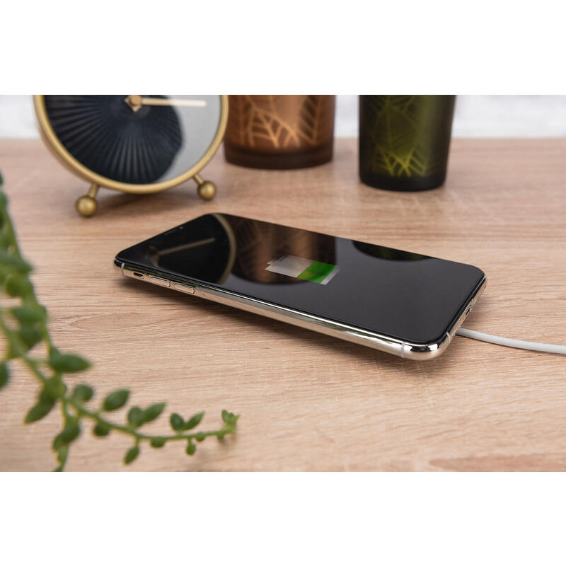 Cargador Digitus Inalámbrico 15w Magsafe Magnético Para Apple, Blanco
