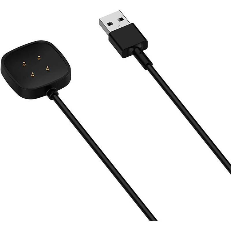 Cargador Fitbit Versa 3 / Versa 4 Negro