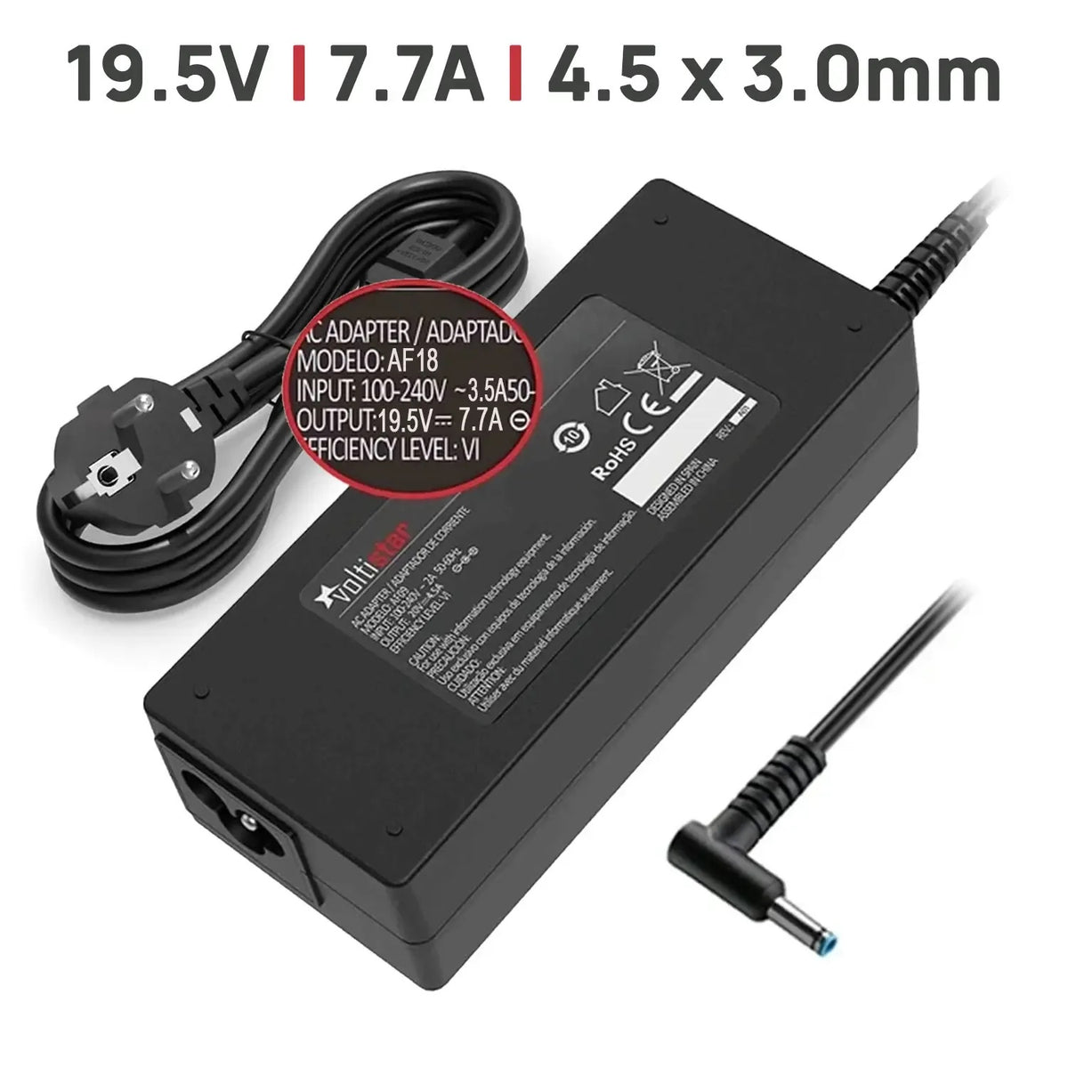 Cargador Para Portátil Gaming Hp Omen 15-Ax005Ns 15-Ax001Ns 15-Ax003Ns