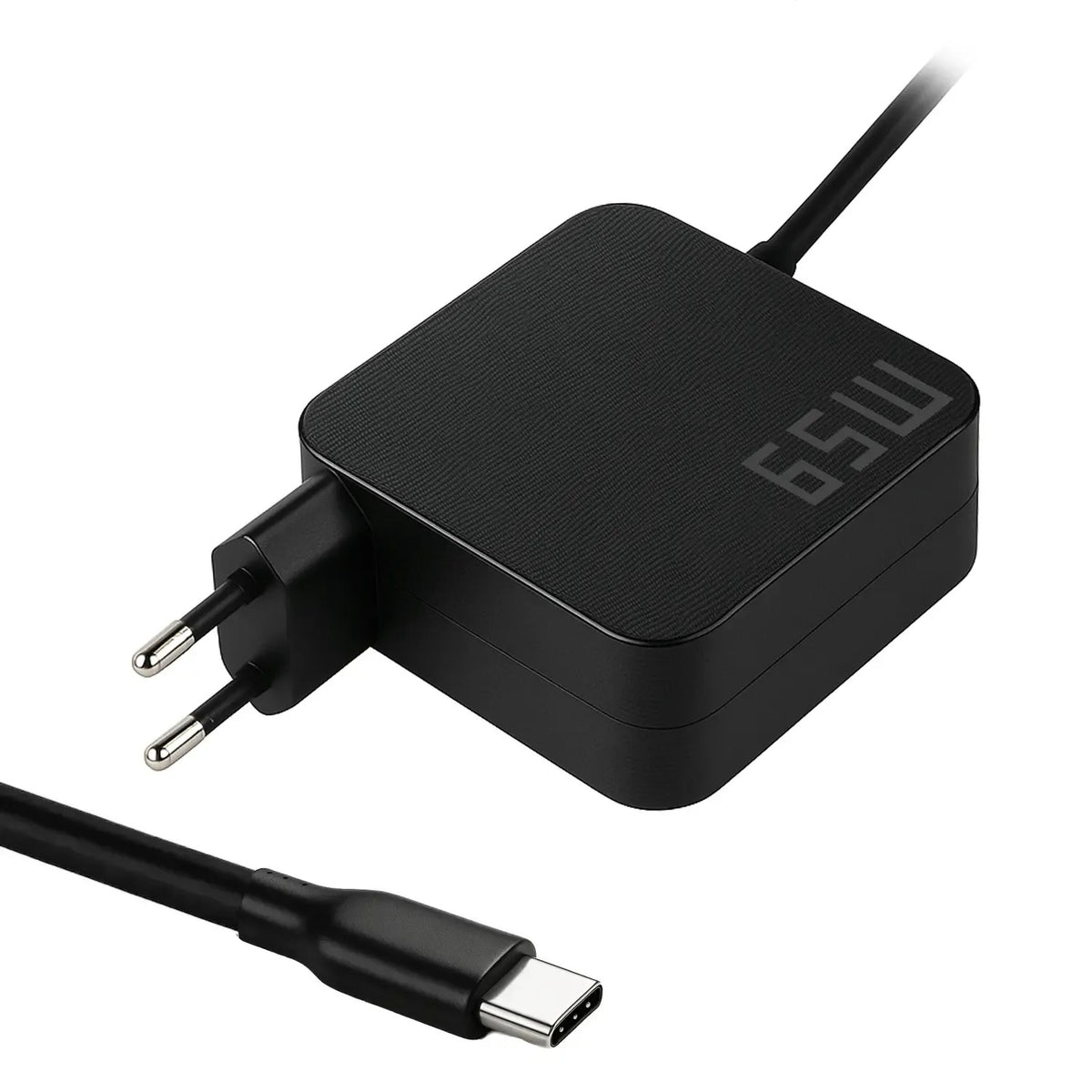 Cargador Gan Usb-C Para Portátil 5V-20V/3.25A 65W Negro