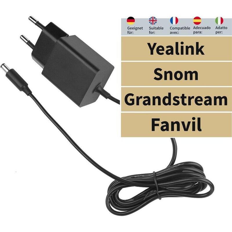 Cargador Gequdio Hn-Power 5v / 2a Compat. Para Yealink, Snom, Fav