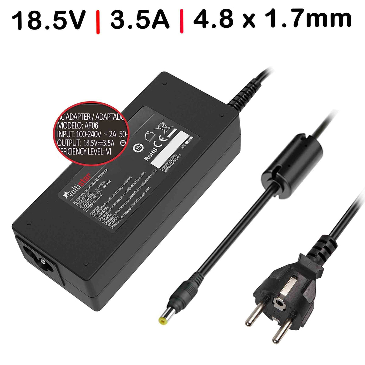 Cargador Para Portátil Hp Compaq Presario A900 B1000 C300 F500 F700 M2000 M2200 X1000 X1200 X1300