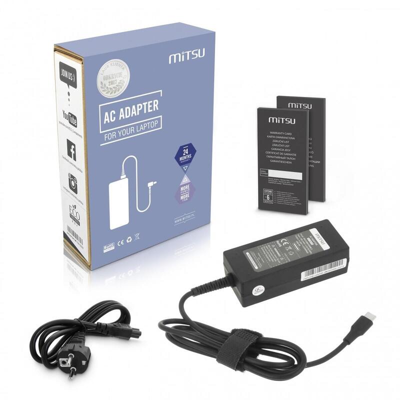 Cargador Ladowarka Do Laptopa 45w Usb-C 5v-9v-12v-15v/3a, 20v/2.25a Pd