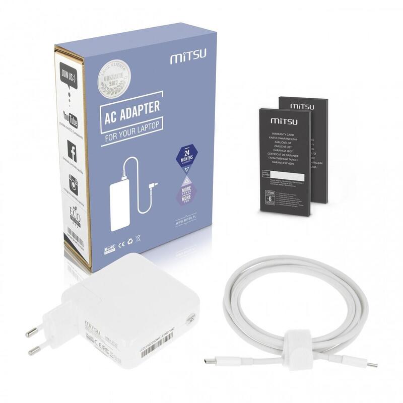 Cargador Ladowarka Do Laptopa 61w Usb-C 5v-9v-12v-15v-20v-20.3v/3a Pd