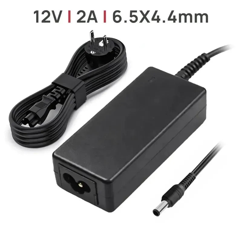 Cargador Para Monitor 12V 2A 6.5 X 4.4Mm Con Pin Central 24W