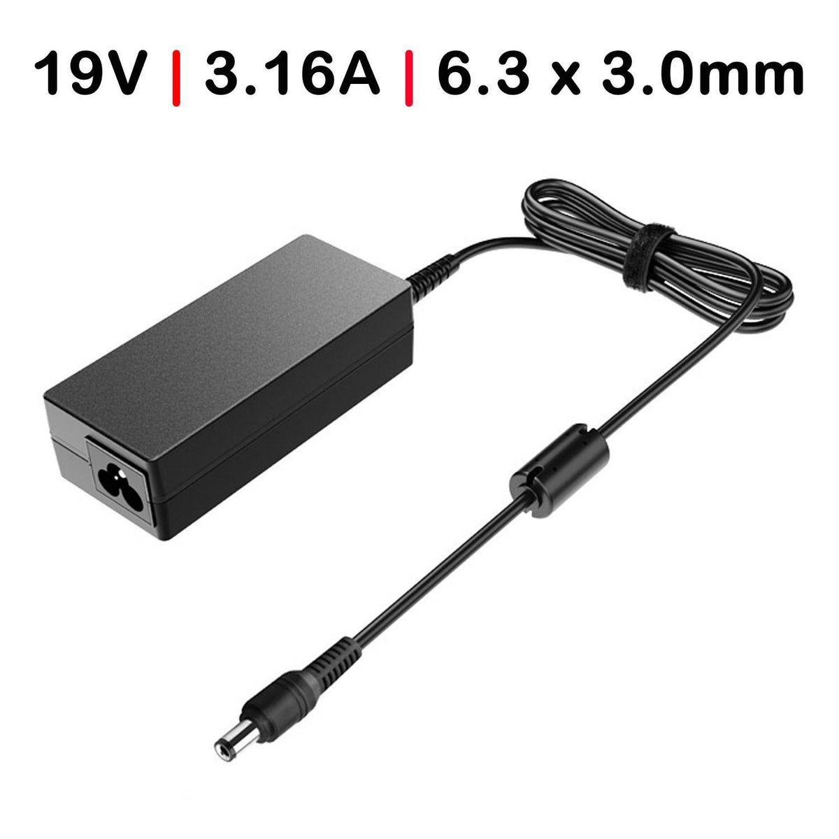 Cargador Para Portátil Toshiba Satellite 1000 1005 1600 1605 19V 3.16A 6.3 X 3.0Mm 60W