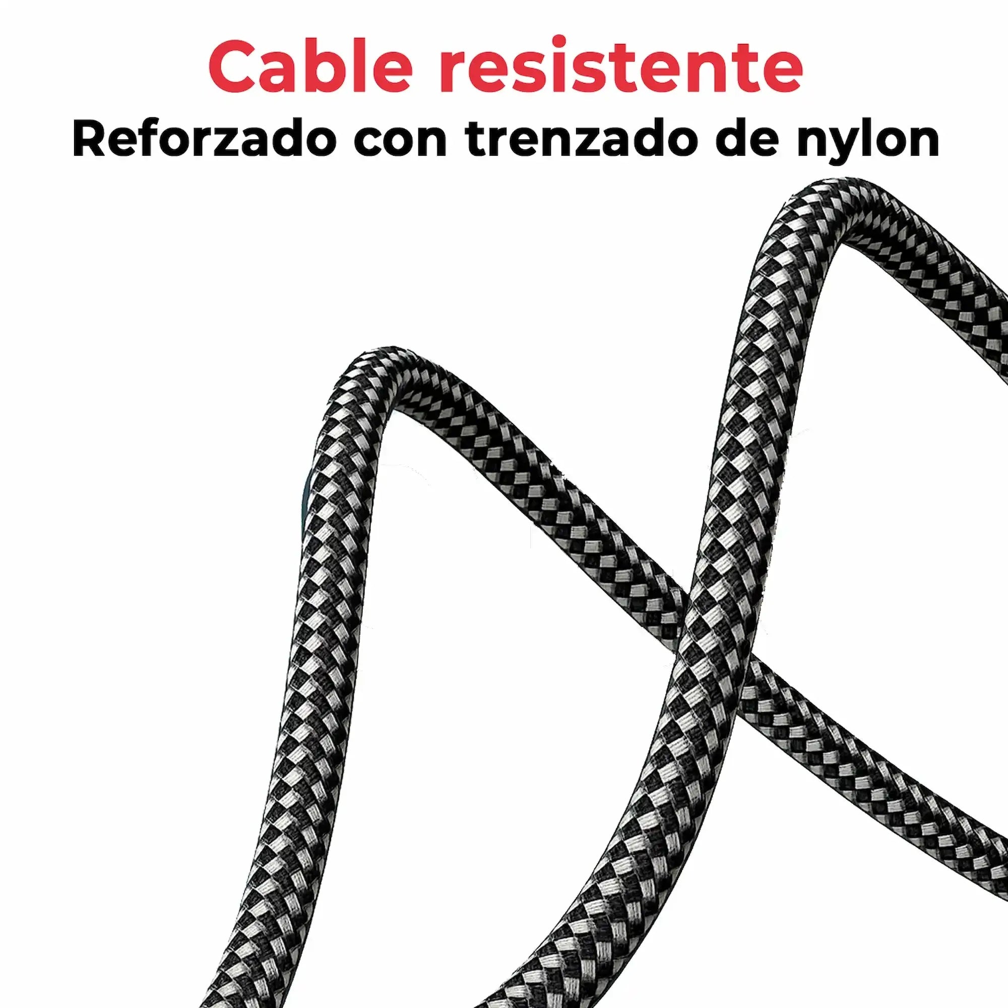 Cargador Multivoltaje Usb-C Para Portátil 5V-20V 3.25A 65W Negro Cable Trenzado