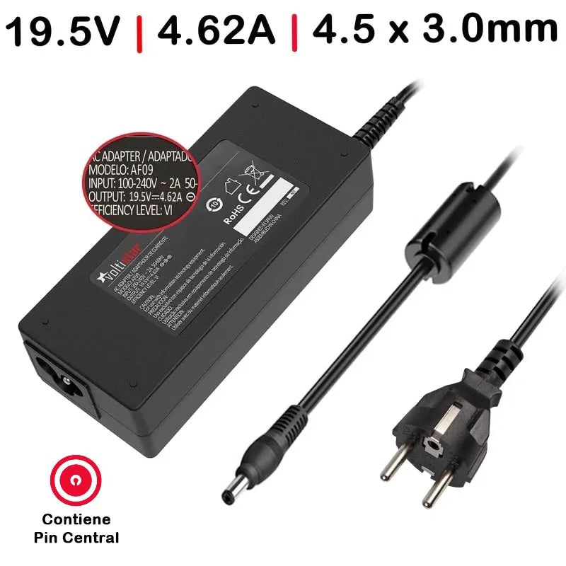 Cargador Para Ordenador Dell Optiplex 7040M 19.5V 4.62A 4.5X3.0Mm