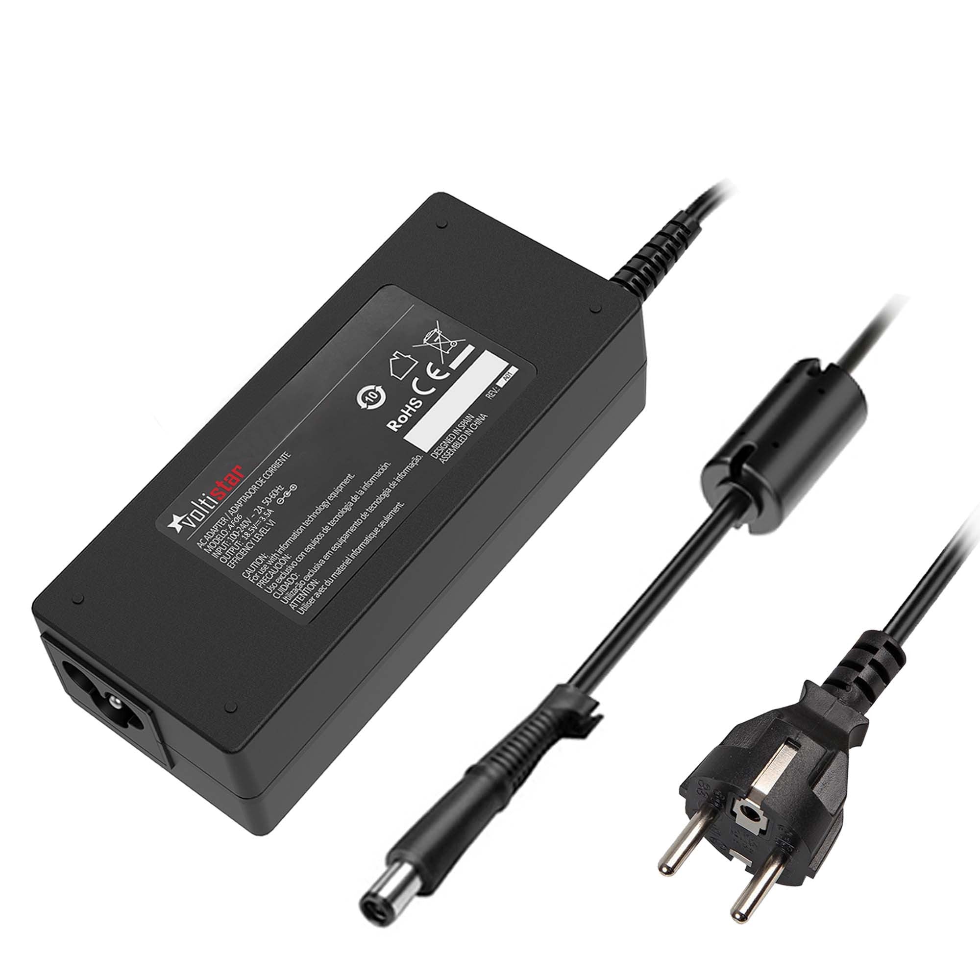 Cargador Para Portátil Hp 18.5V 3.5A 65W 7.4X5.0Mm Clavija Con Pin