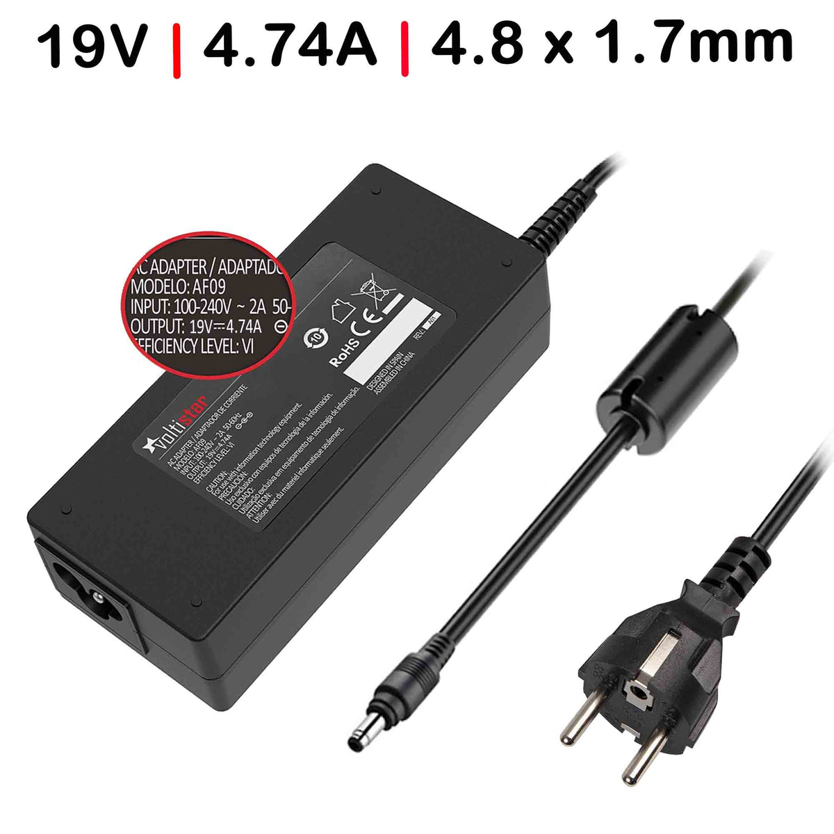 Cargador Para Portátil Hp 19V 4.74A 90W