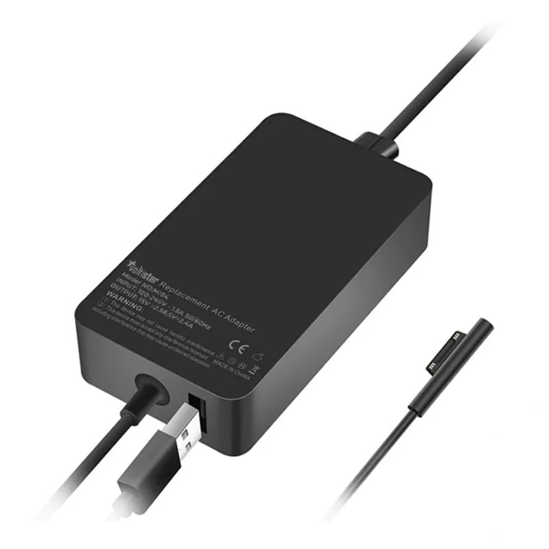 Cargador Para Portátil Microsoft Surface Pro 4 Pro 5 Pro 6 Con Usb Adicional