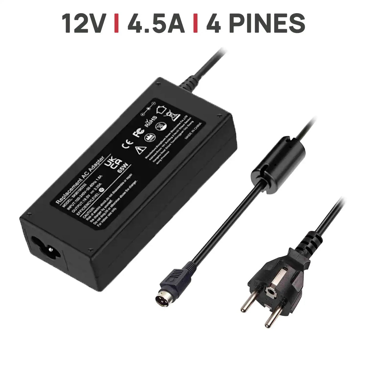Cargador Para Tft Monitor 12V 4.5A 60W
