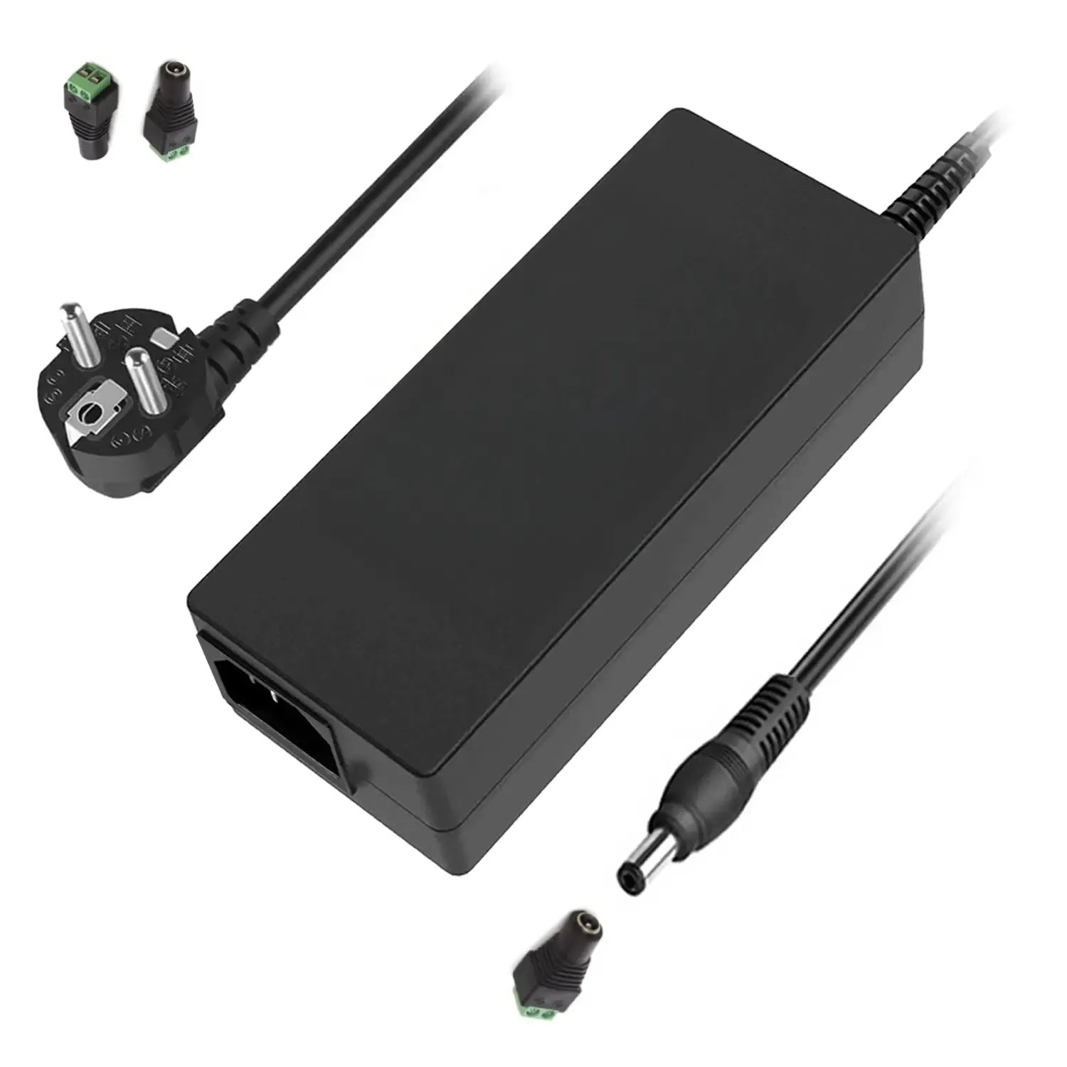 Cargador Para Tft Monitor 12V 5A 60W + Conector Apto Para Tira Led