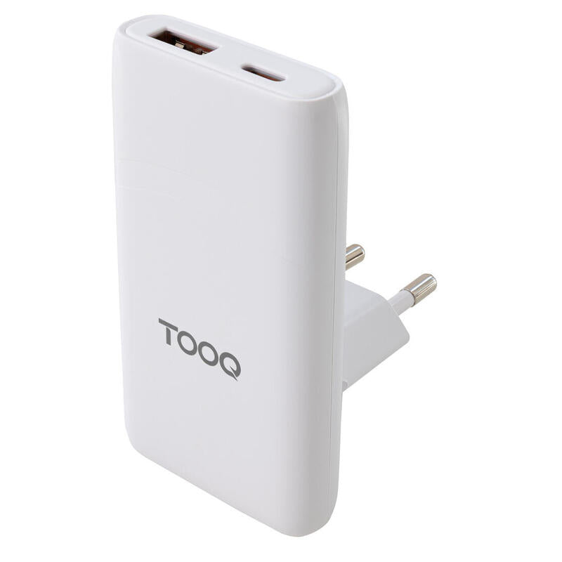 Cargador Pared Gan Usb-C/Pd+Usb-A/Qc 65w, Blanco