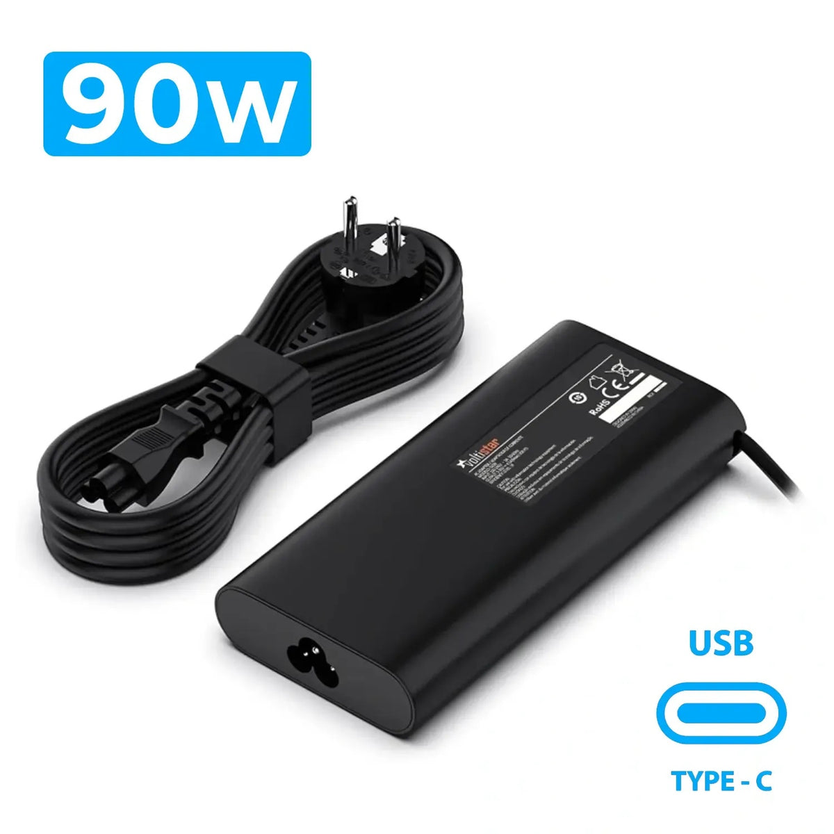 Cargador Para Portátil 5V-20V 4.5A 90W Usb-C