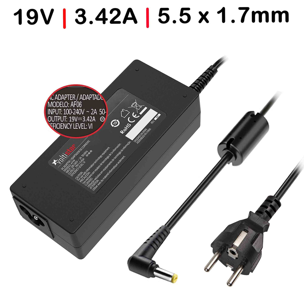 Cargador Para Portátil Acer Aspire E5-573G 19V 3.42A